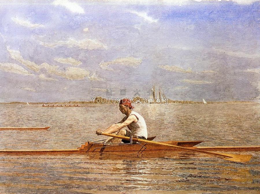 John Biglin in a Single Scull - 托马斯·伊肯斯